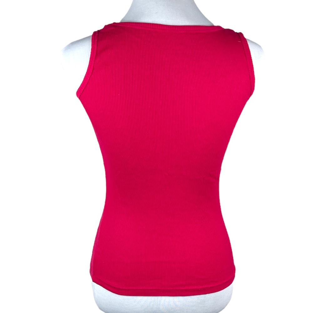 Grip Ribbed Tank Top Pink Size Small - Picture 3 of 6